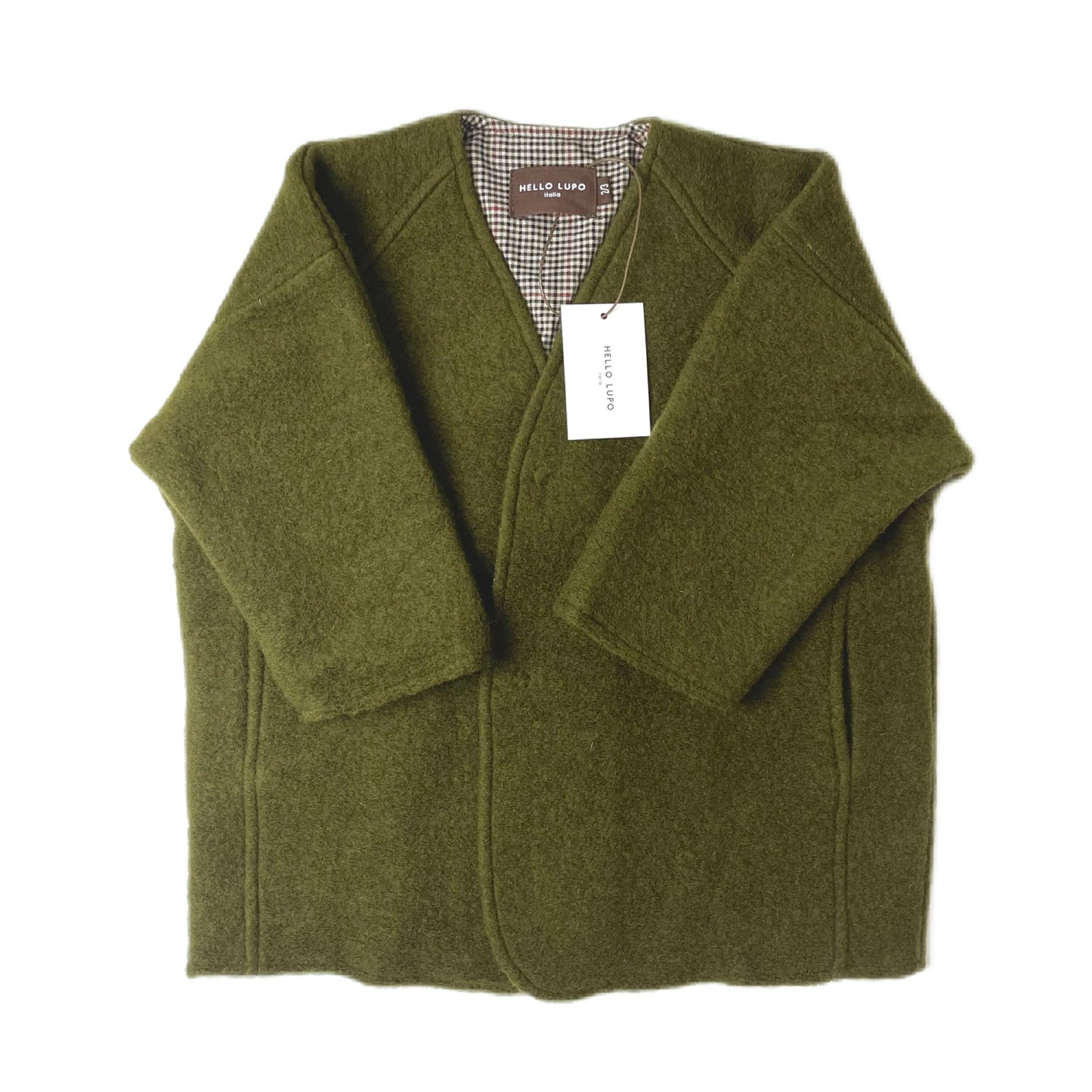 HELLO LUPO  / Lupo Kimono Coat (green) [AW22]