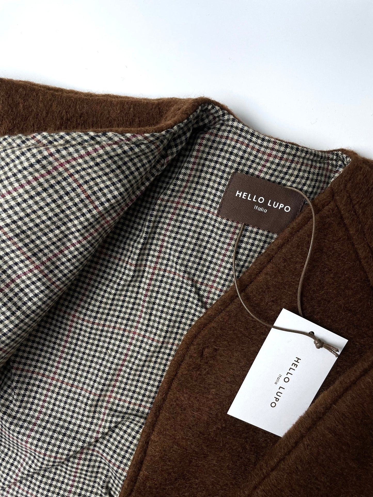HELLO LUPO  / Lupo Kimono Coat (brown) [AW22]