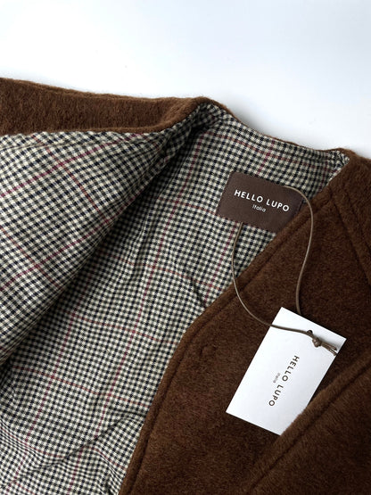 HELLO LUPO  / Lupo Kimono Coat (brown) [AW22]