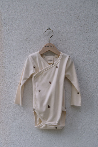 STUDIO BOHEME PARIS  / Bodysuit HOHO (Ecru/Artichokes) [AW22]
