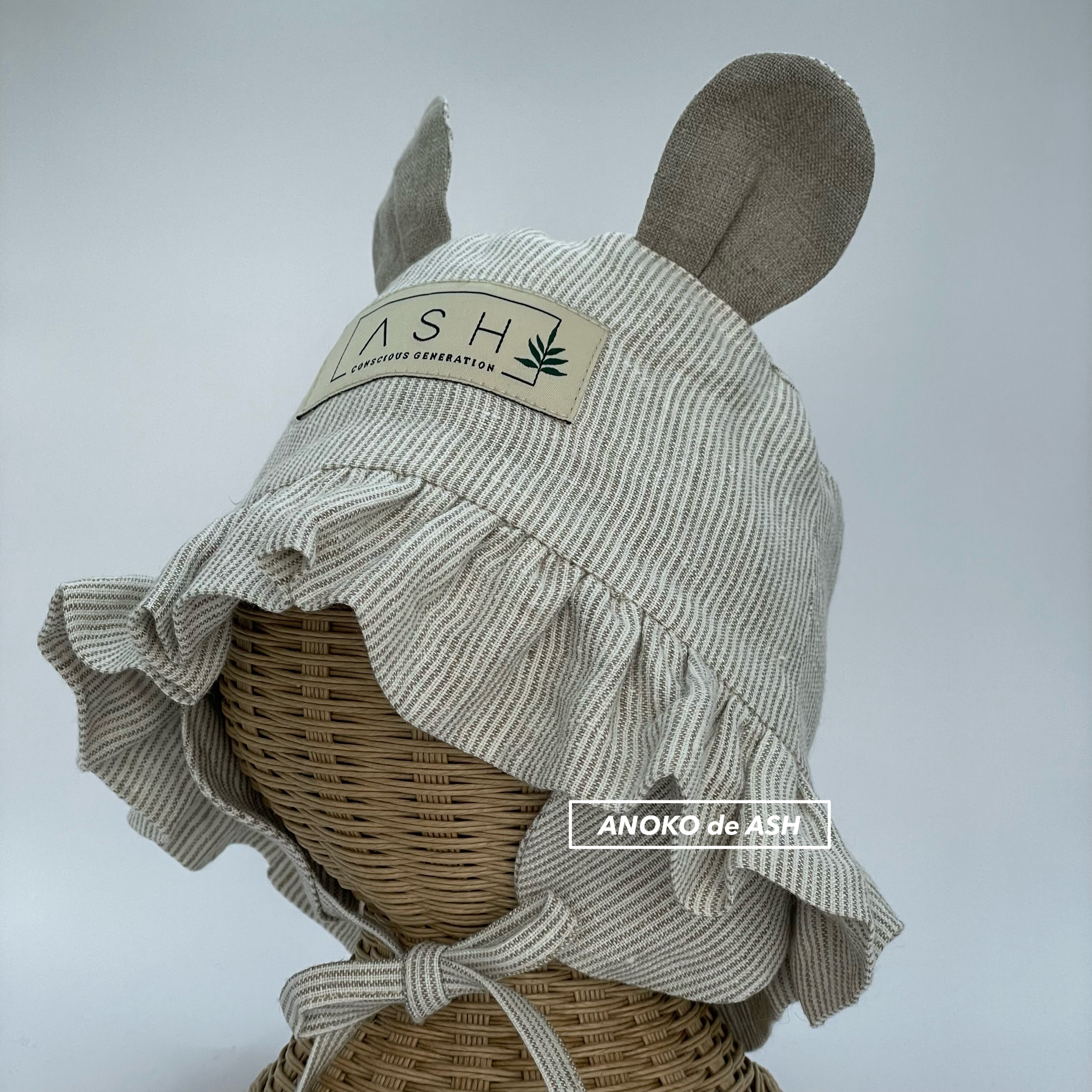 bear hat / appletree / wavy / neutral [ASH generation] – ANOKO