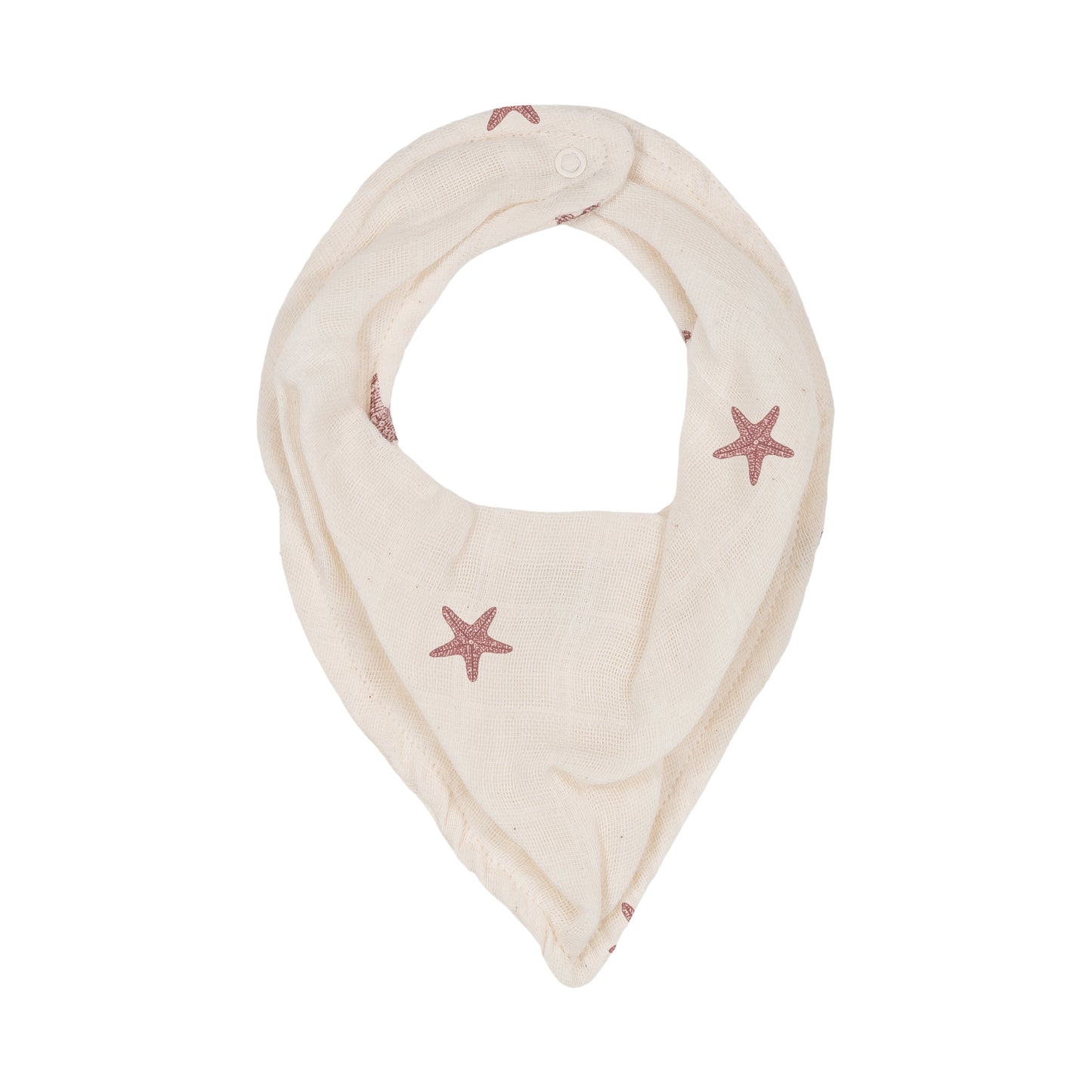 BANDANA BIB ABEL / ecru-starfish