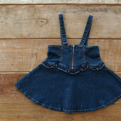 [Puella FLO] hellen jumper skirt / blue