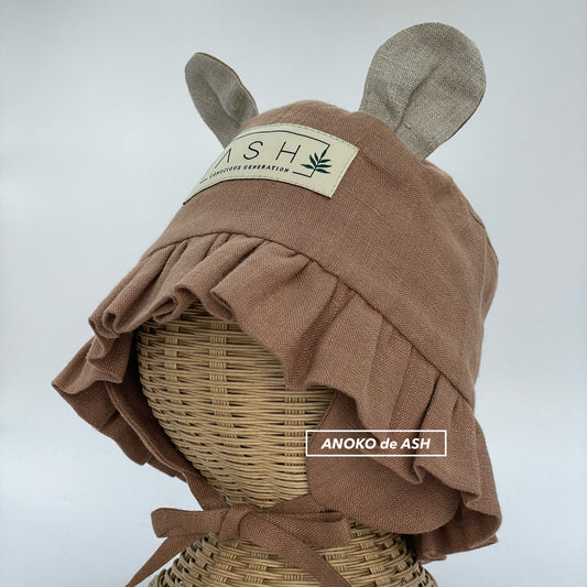 bear hat / cocoa / wavy / neutral [ASH generation]