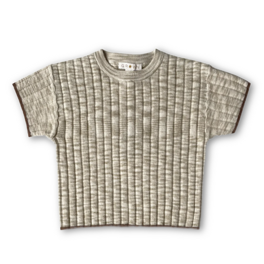 Knitted Rib Tee