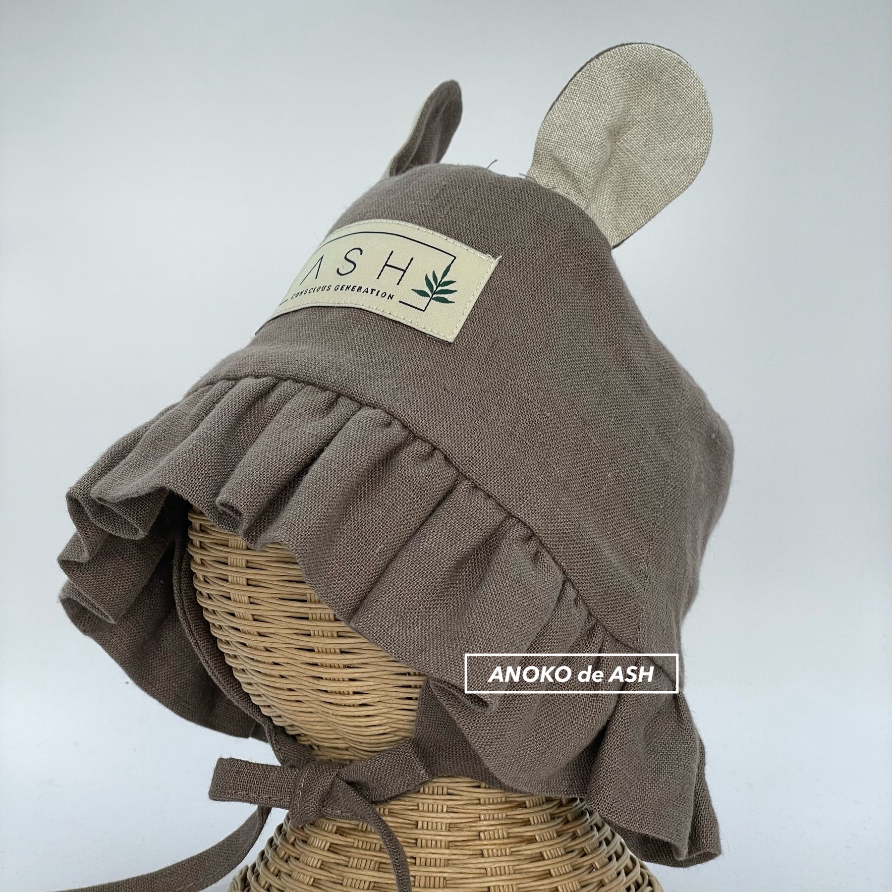 ASH generation bear hat soil 51cm アッシュこども用ファッション小物