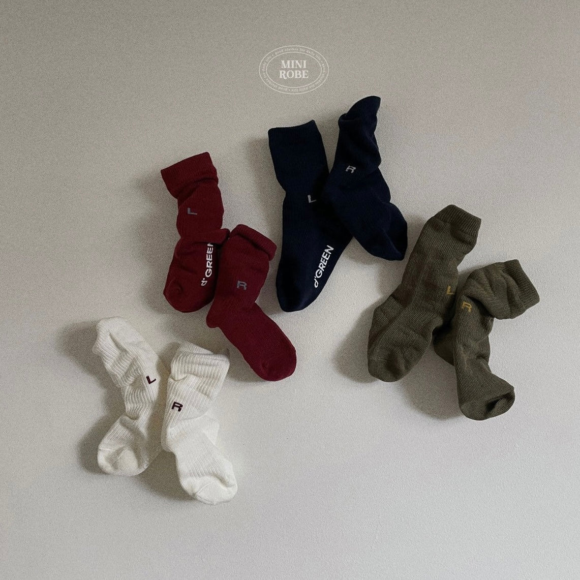 LR socks 4p set [minirobe]