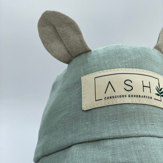 bear hat / sage / straight / neutral [ASH generation]