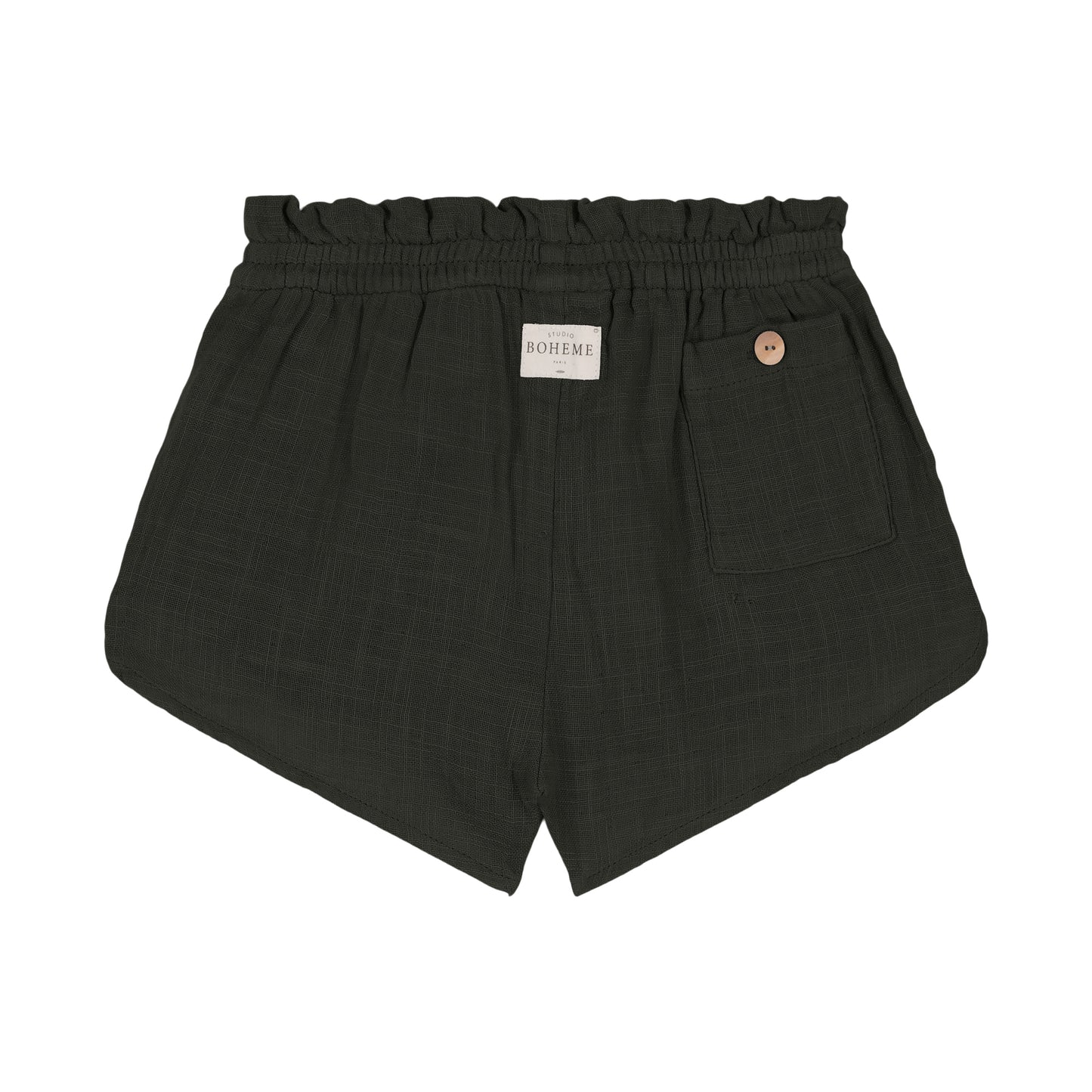 SHORTS GEORGETTE / abyssal green