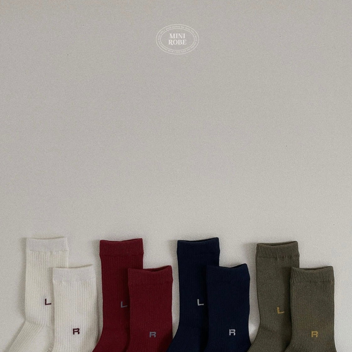LR socks 4p set [minirobe]