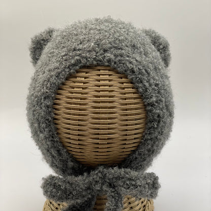 teddy hat / dark gray [pixie hat]