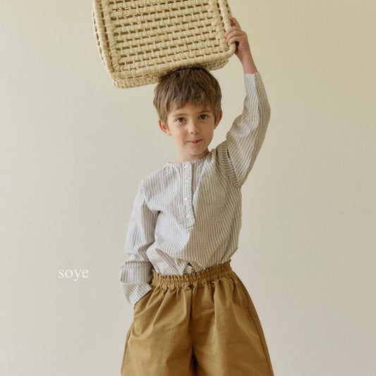 classic ping shirt / ivory [soye]