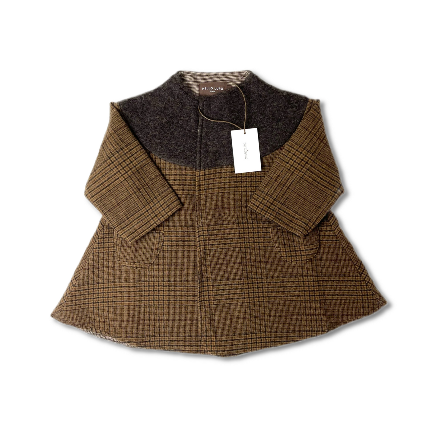 Bell Coat / brown check