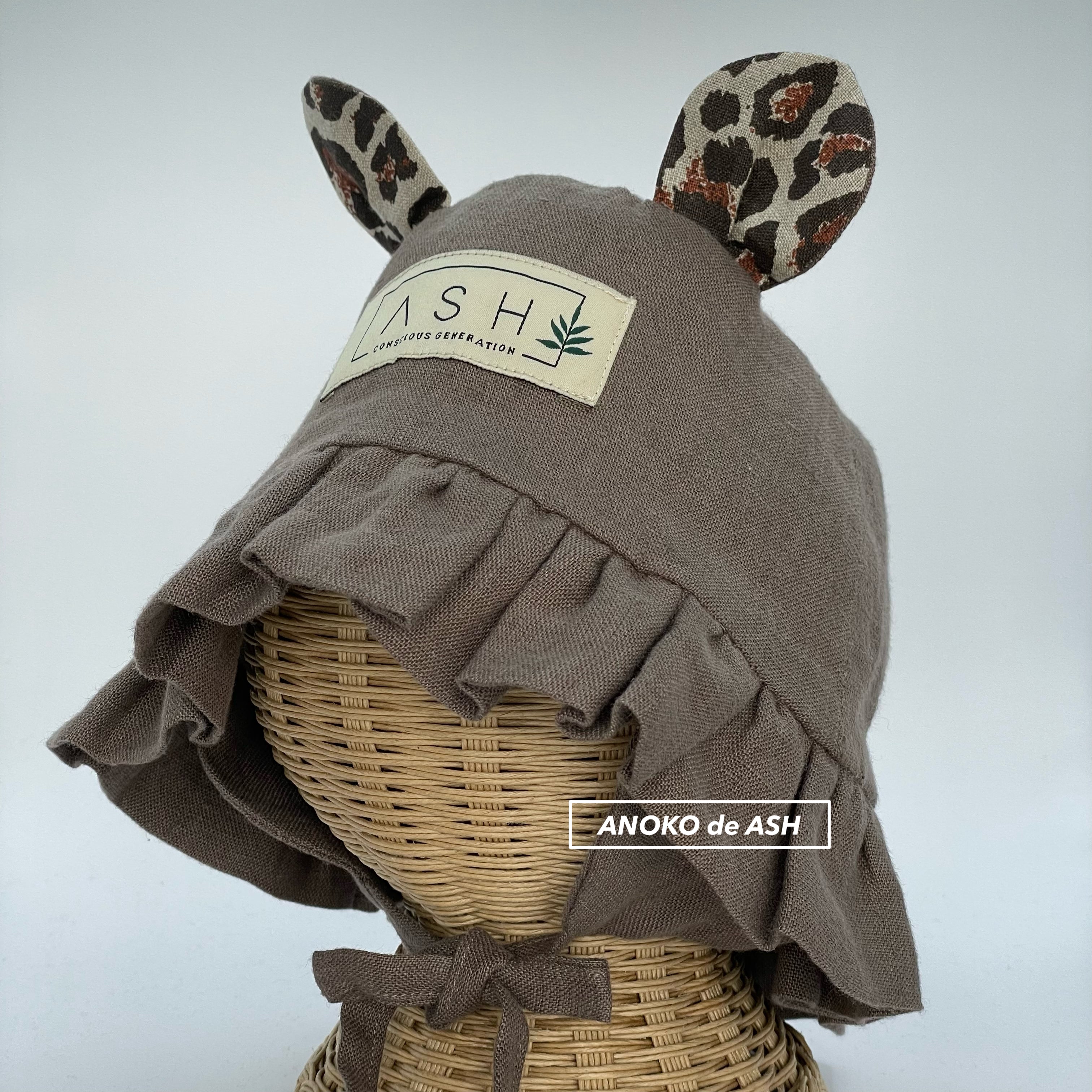 bear hat / soil / wavy / leopard [ASH generation] – ANOKO.