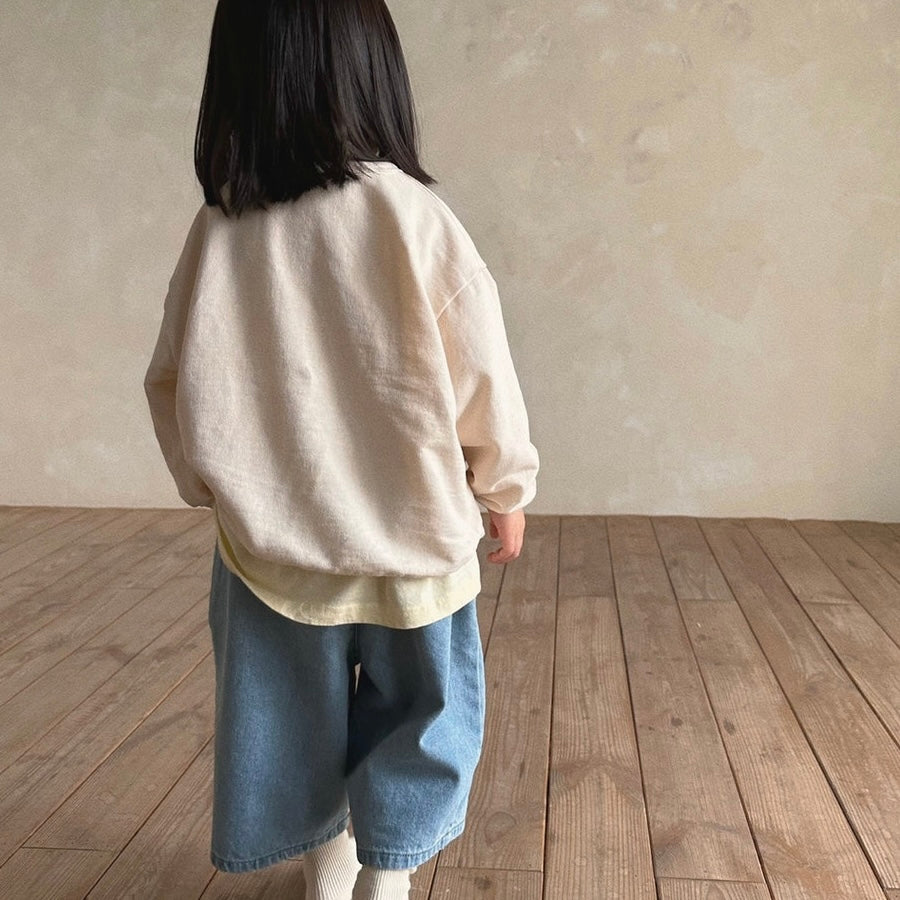 bang bang muji tee / cream [bella bambina]
