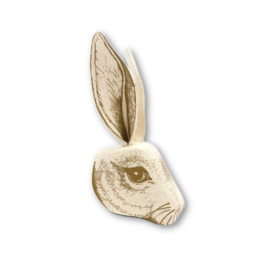 rabbit headdress / gold