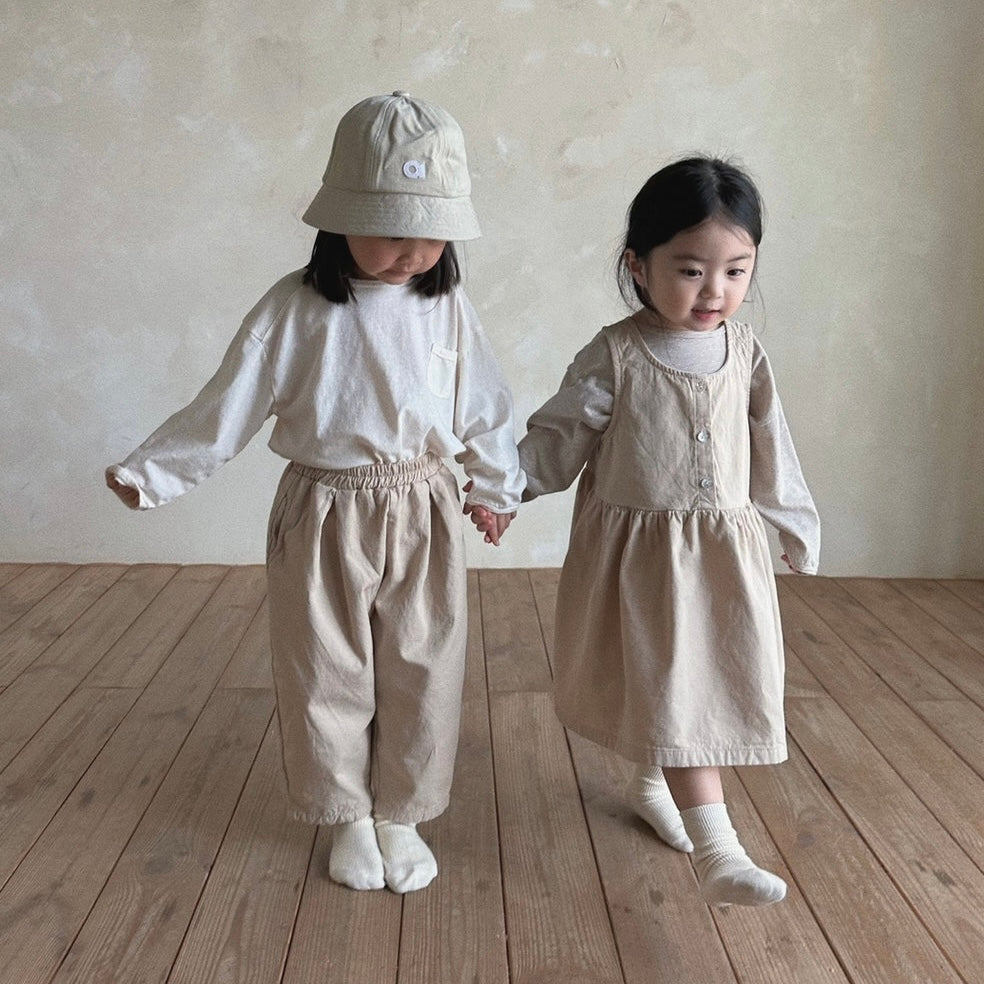B onui pants / light beige [bella bambina]