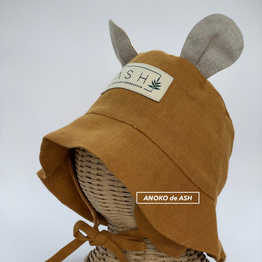 bear hat / ginger / straight / neutral [ASH generation]