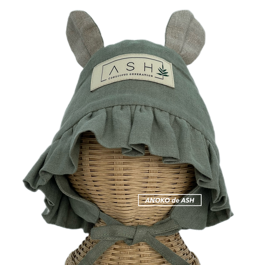 bear hat / basil / wavy / neutral [ASH generation]