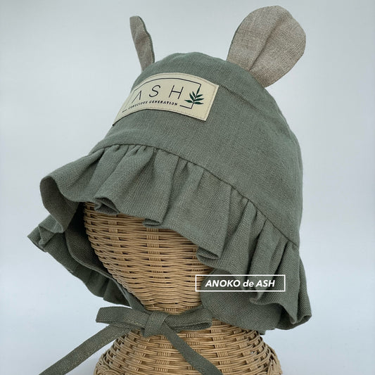 bear hat / basil / wavy / neutral [ASH generation]