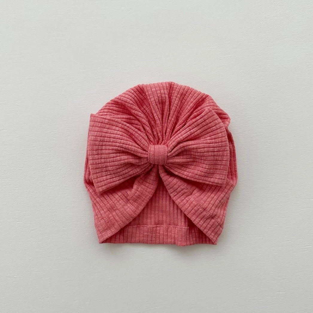 macaron ribbon turban / pumpkin