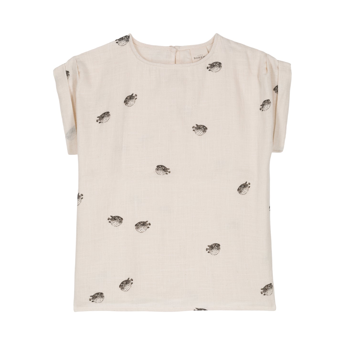 BLOUSE PRASLIN / ecru - puffer fish