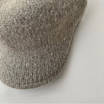 drop knit cap / olive